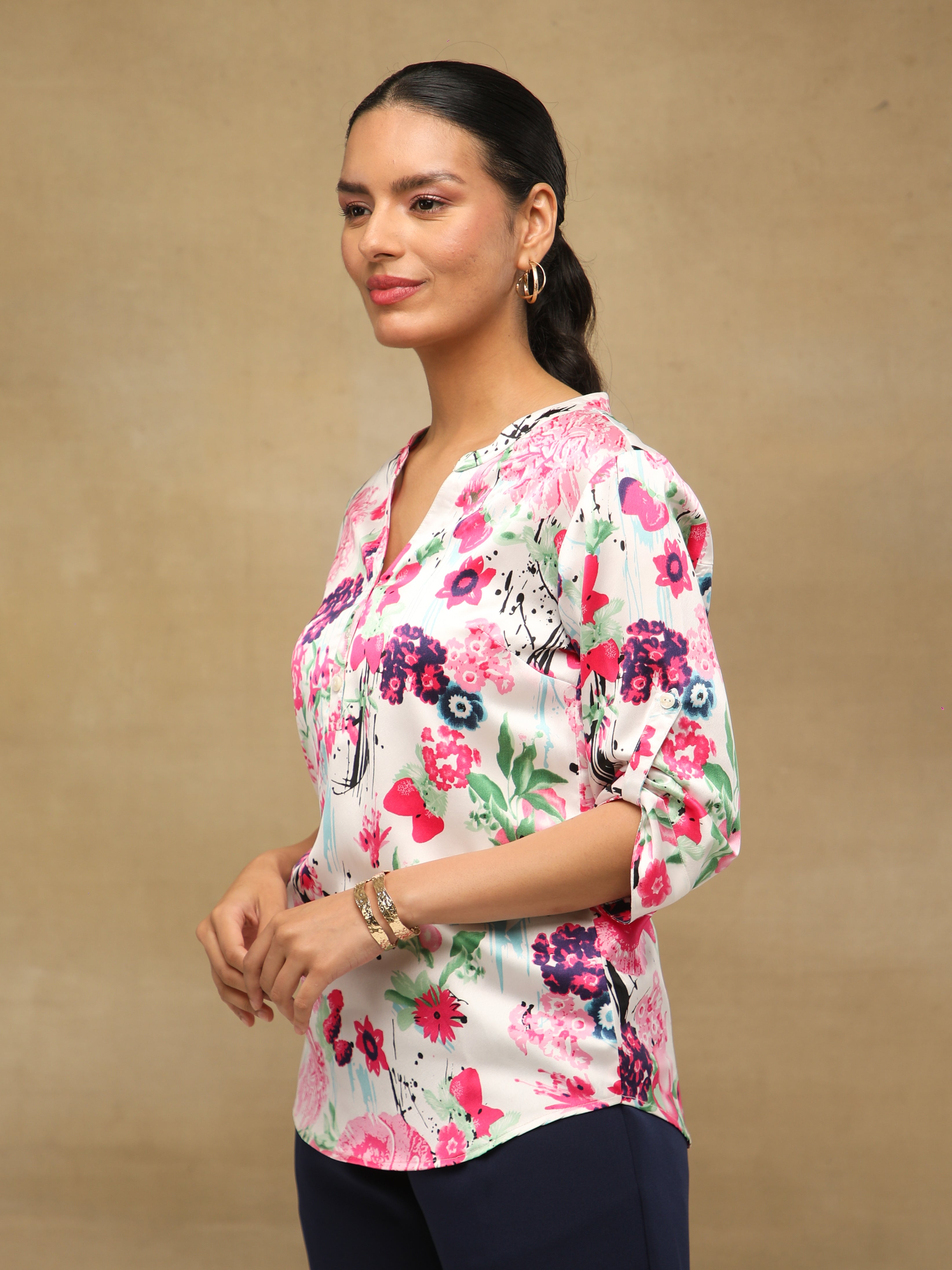Blossom Pink Satin Top