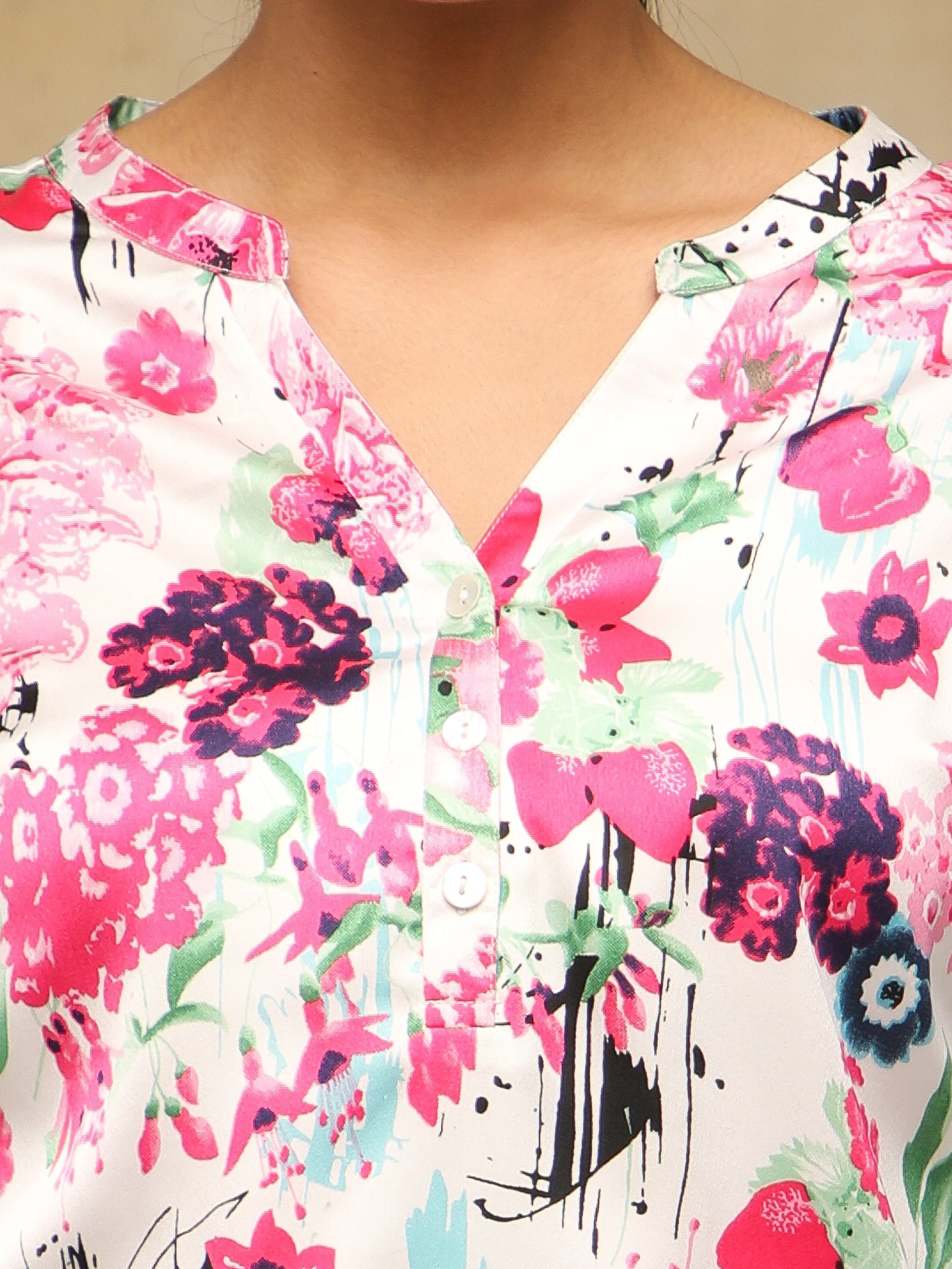 Blossom Pink Satin Top