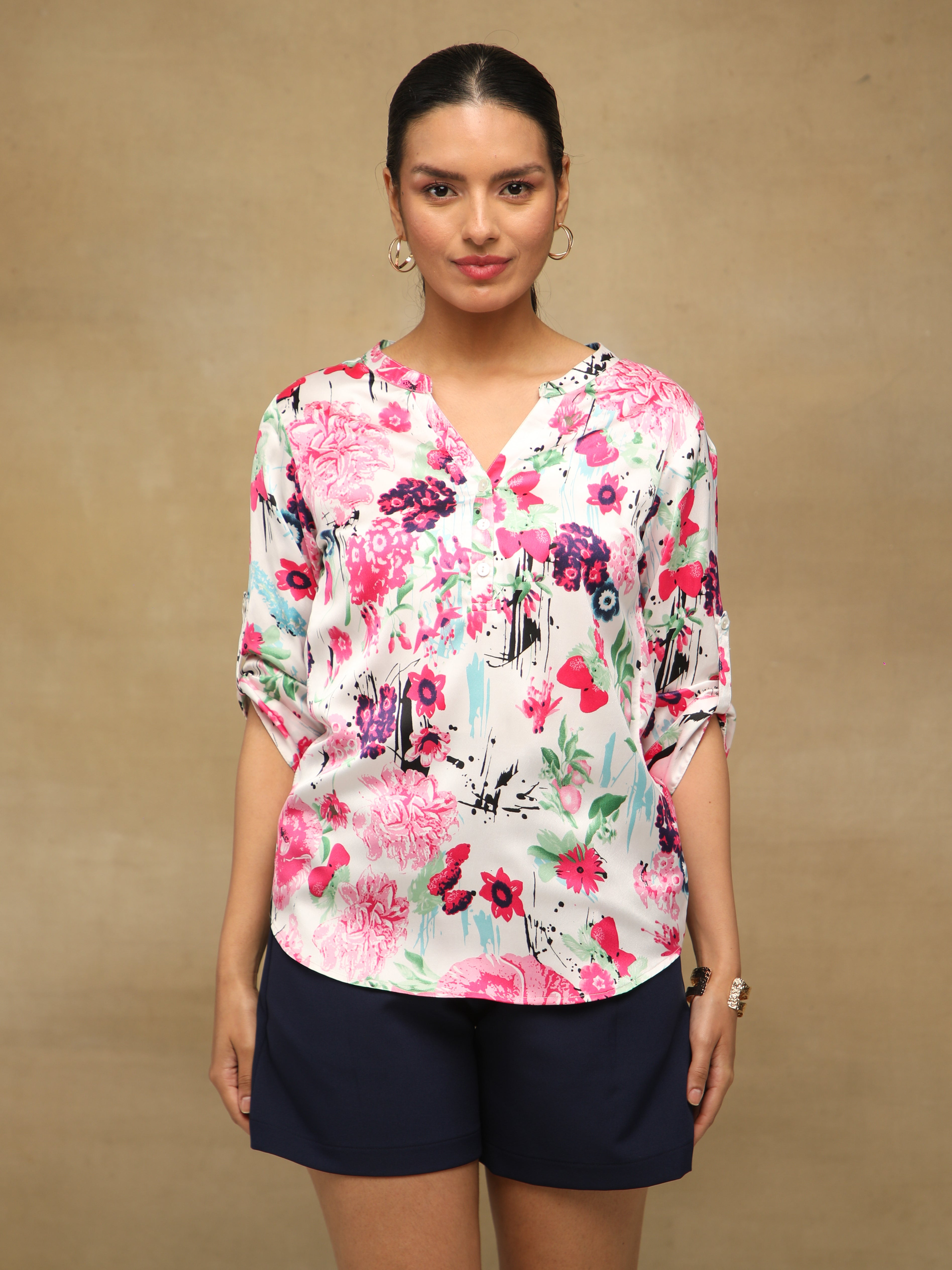 Blossom Pink Satin Top