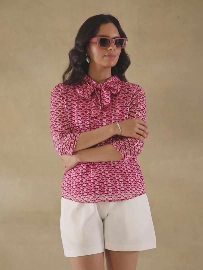 Candy Tie Neck Top
