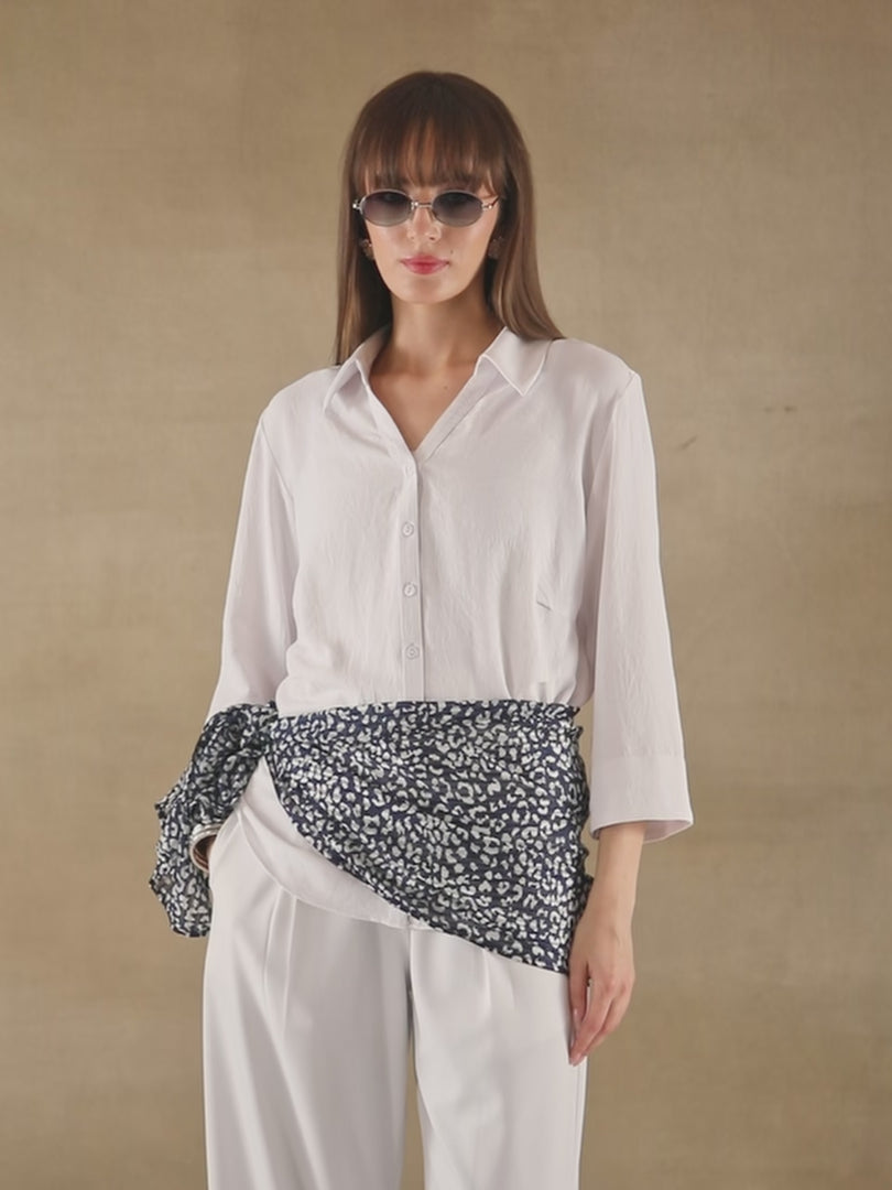 Tailored Dart White Shirt