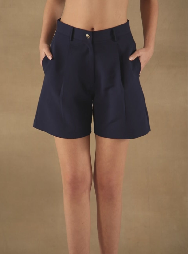 Tailored Black Shorts