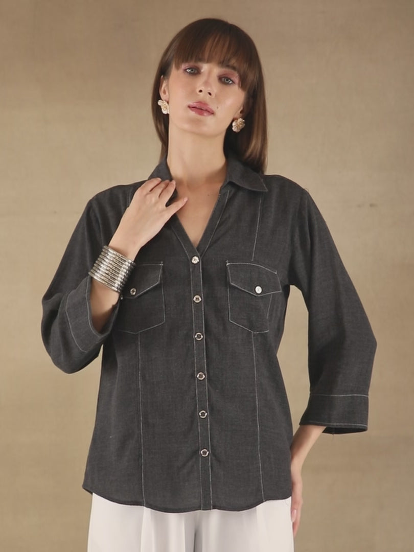 Linen Melange Moonrise Shirt