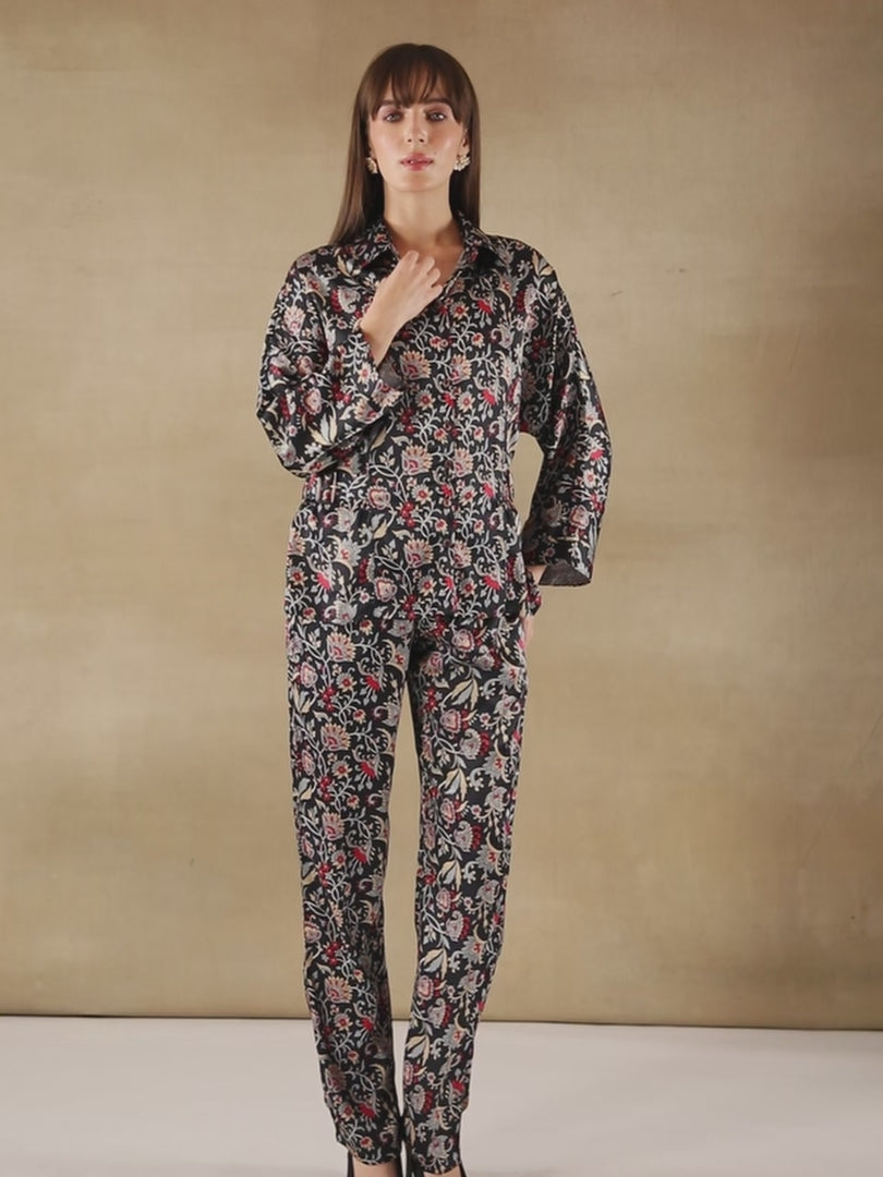 Botanical Buckle Detail Co-ord Set