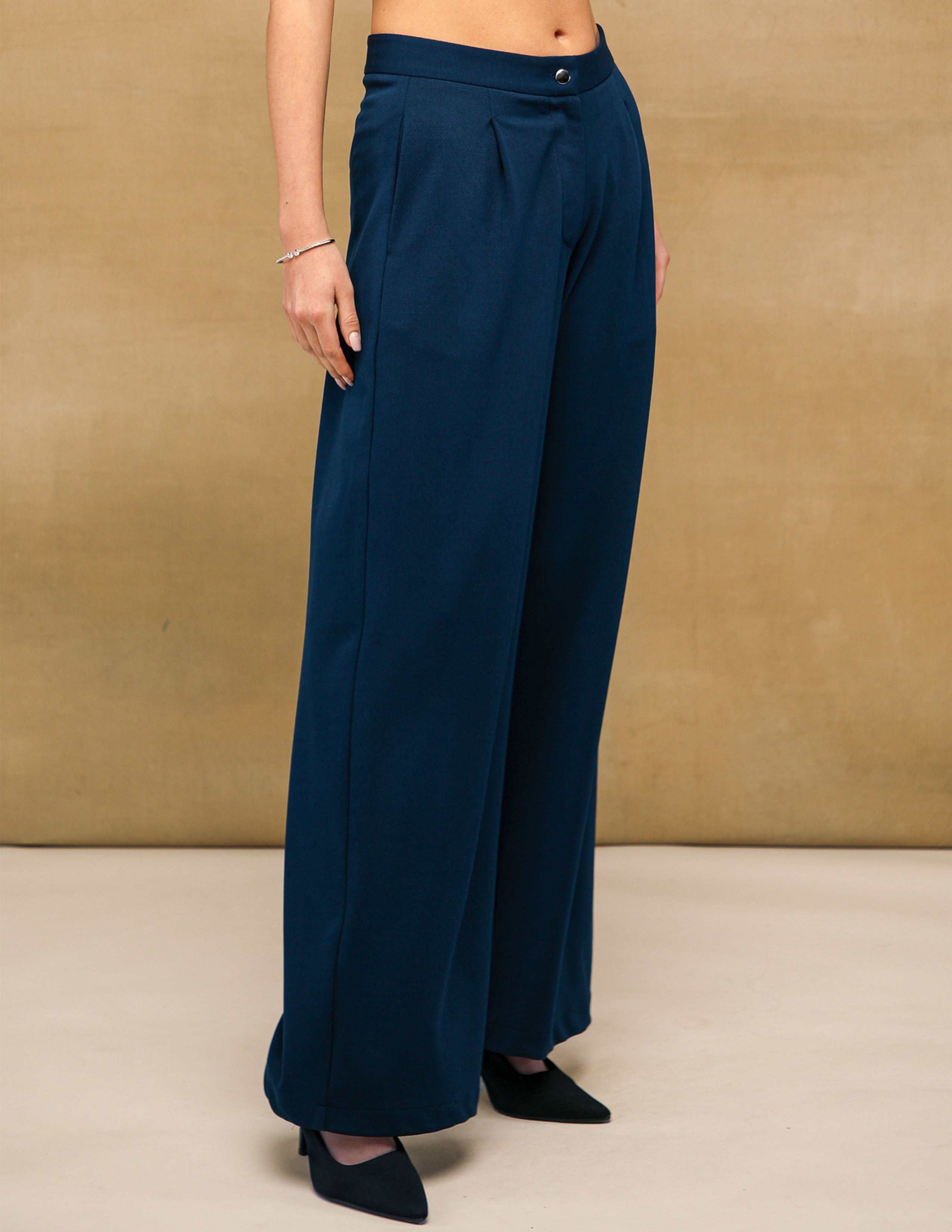 Royal Blue Tailored Trousers